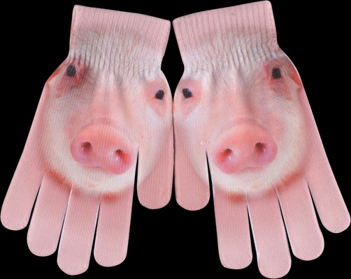 Guantes para Ni�os de Animales de Granja